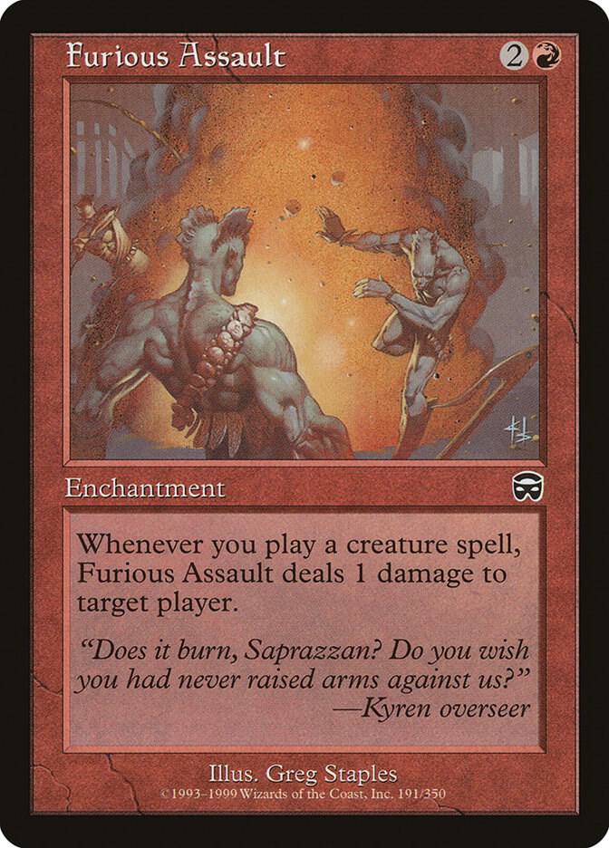 Furious Assault 191 card from Mercadian Masques