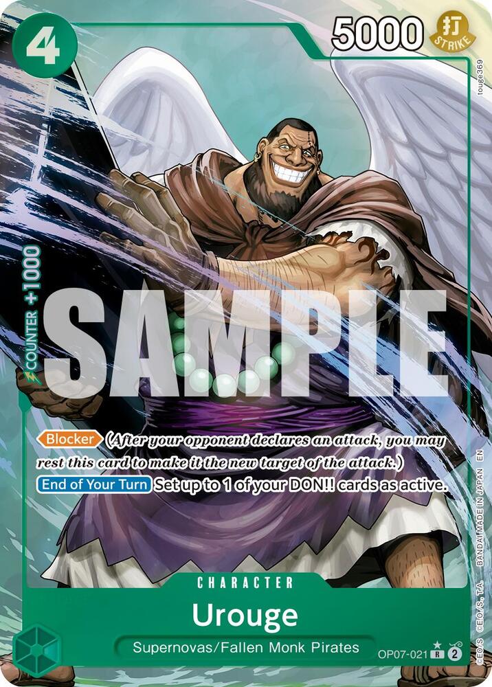 Urouge (Alternate Art) OP07-021 card from Premium Booster -The Best- Vol. 2