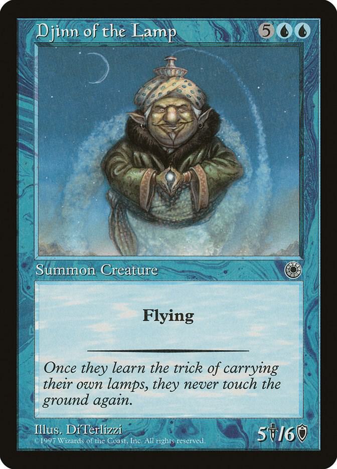 Djinn of the Lamp card from Portal