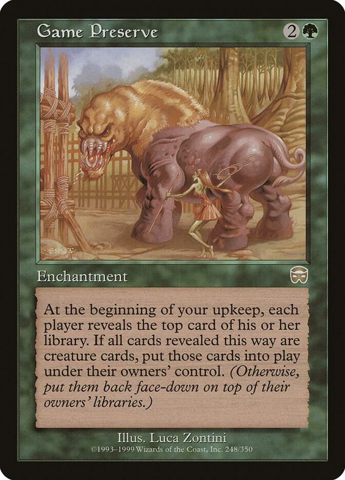 Game Preserve 248 card from Mercadian Masques