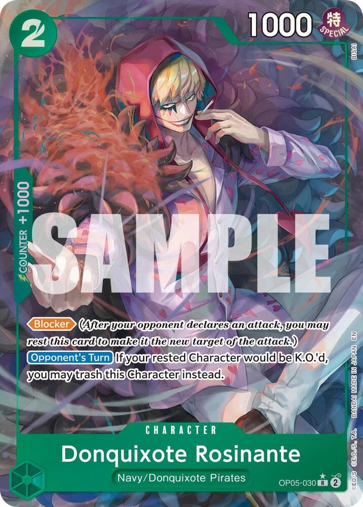 Donquixote Rosinante (Alternate Art) OP05-030 card from Premium Booster -The Best- Vol. 2