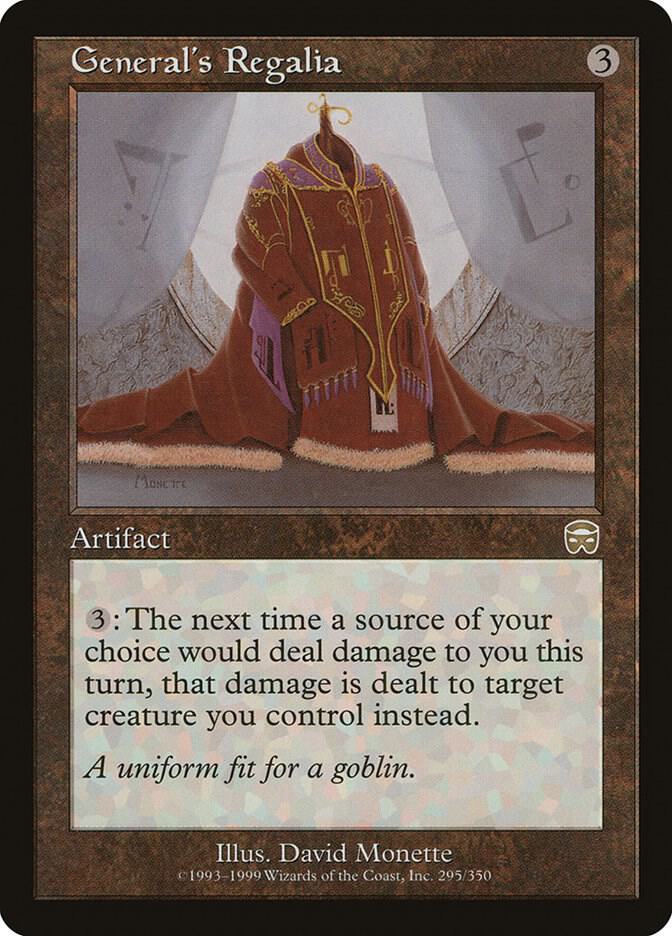 General's Regalia 295 card from Mercadian Masques