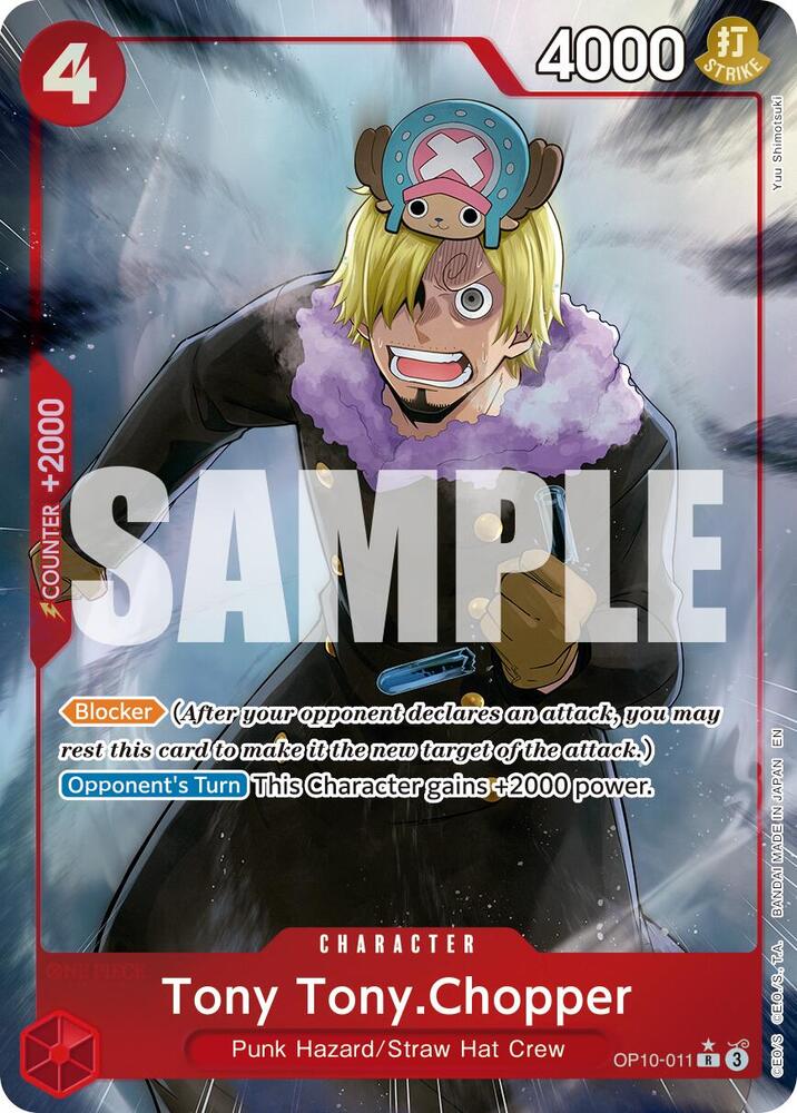 Tony Tony.Chopper (Alternate Art) OP10-011 card from Premium Booster -The Best- Vol. 2