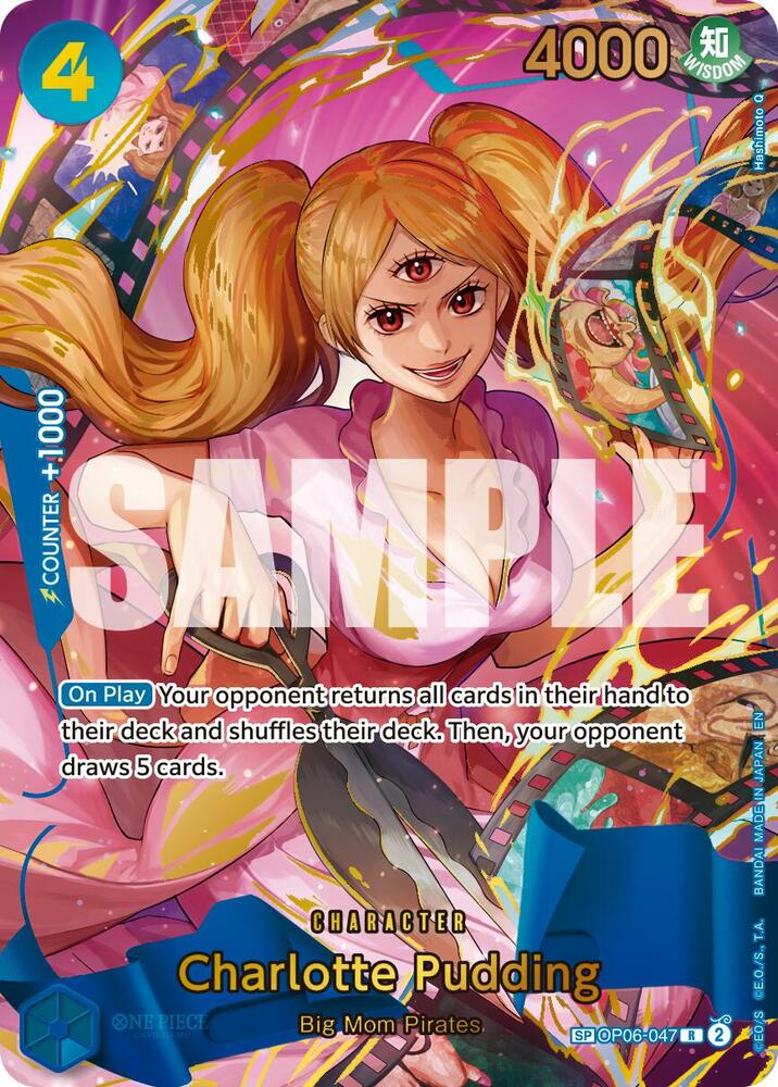 Charlotte Pudding (SP) OP06-047 card from Premium Booster -The Best- Vol. 2