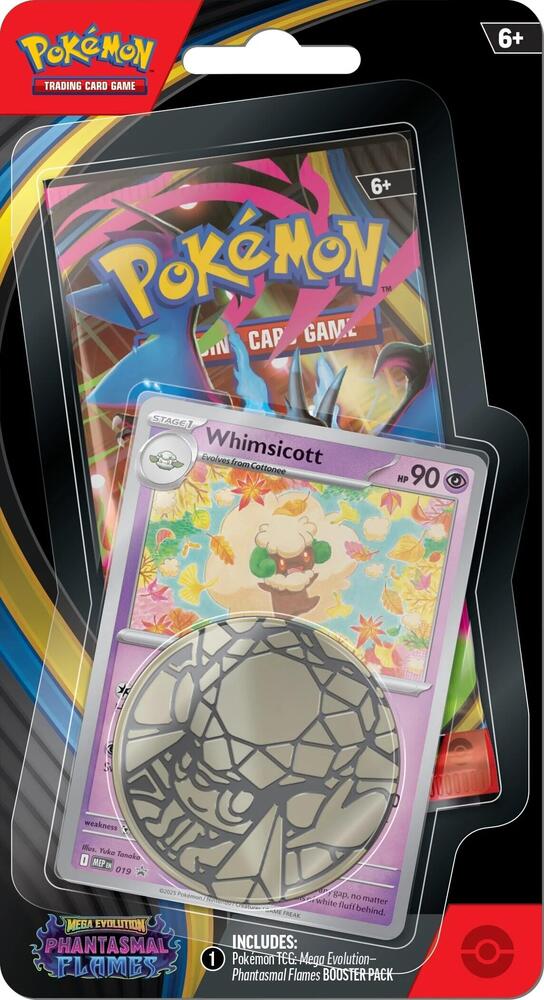 Phantasmal Flames Single Pack Blister [Whimsicott] card from ME02: Phantasmal Flames