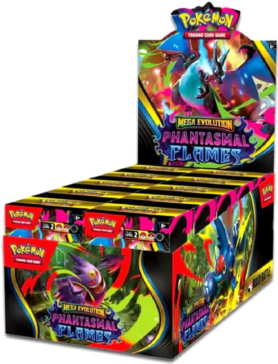 Phantasmal Flames Build & Battle Box Display sealed product from ME02: Phantasmal Flames