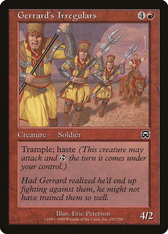 Gerrard's Irregulars 192 card from Mercadian Masques