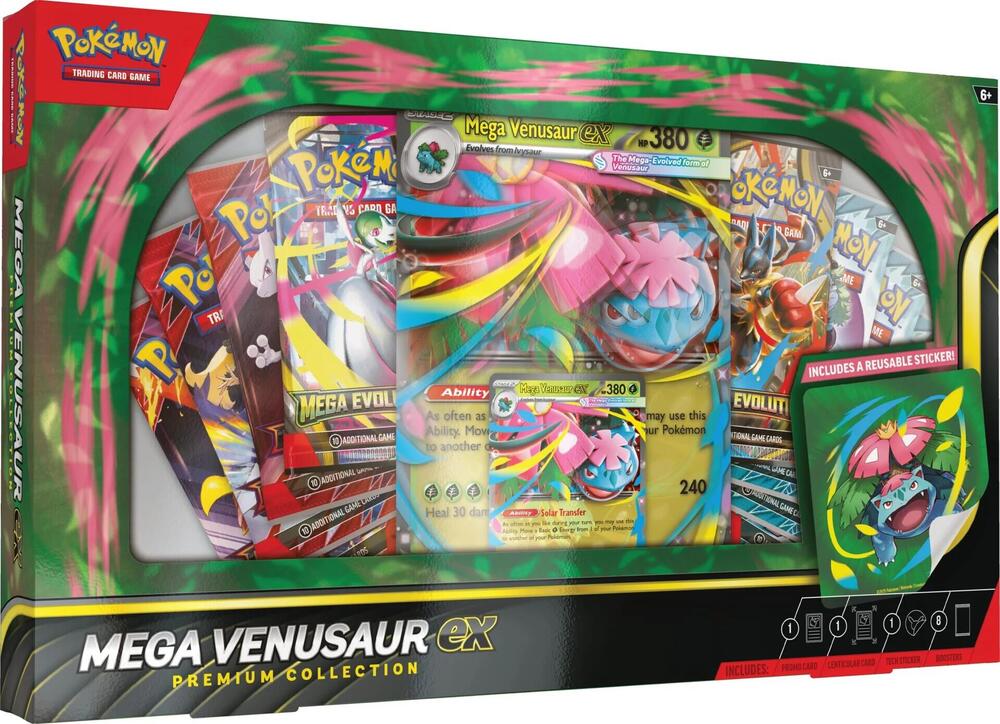 Mega Venusaur ex Premium Collection card from Miscellaneous Cards & Products