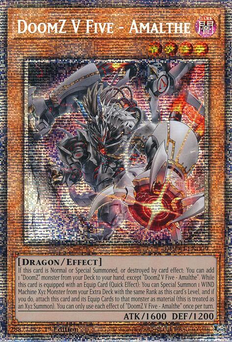 DoomZ V Five - Amalthe (Starlight Rare) DOOD-EN009 card from Doom of Dimensions