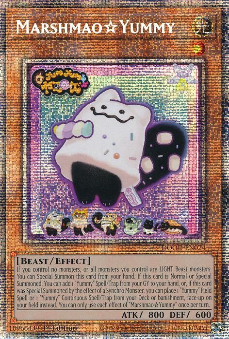 MarshmaoYummy (Starlight Rare) DOOD-EN024 card from Doom of Dimensions