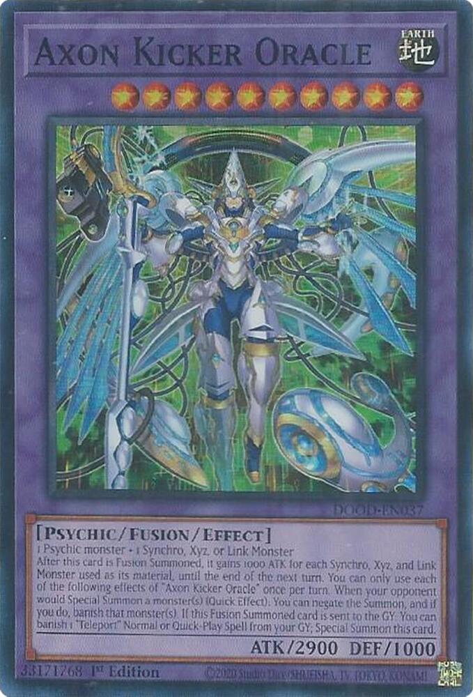 Axon Kicker Oracle DOOD-EN037 card from Doom of Dimensions