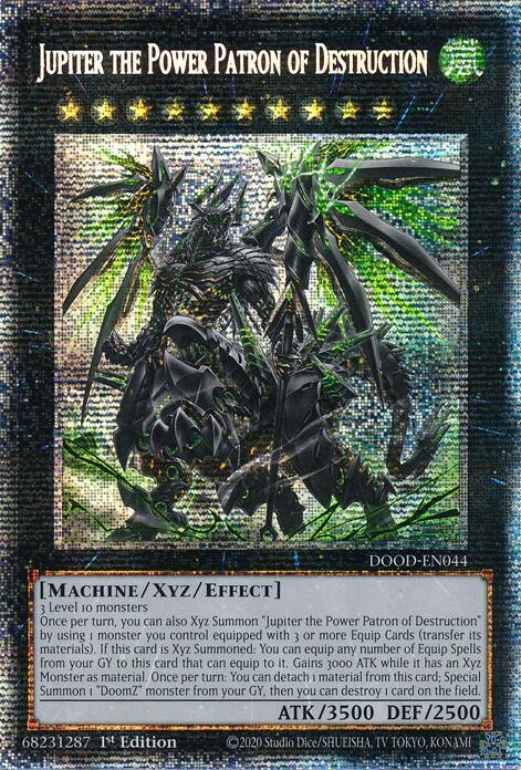 Jupiter the Power Patron of Destruction (Starlight Rare) DOOD-EN044 card from Doom of Dimensions