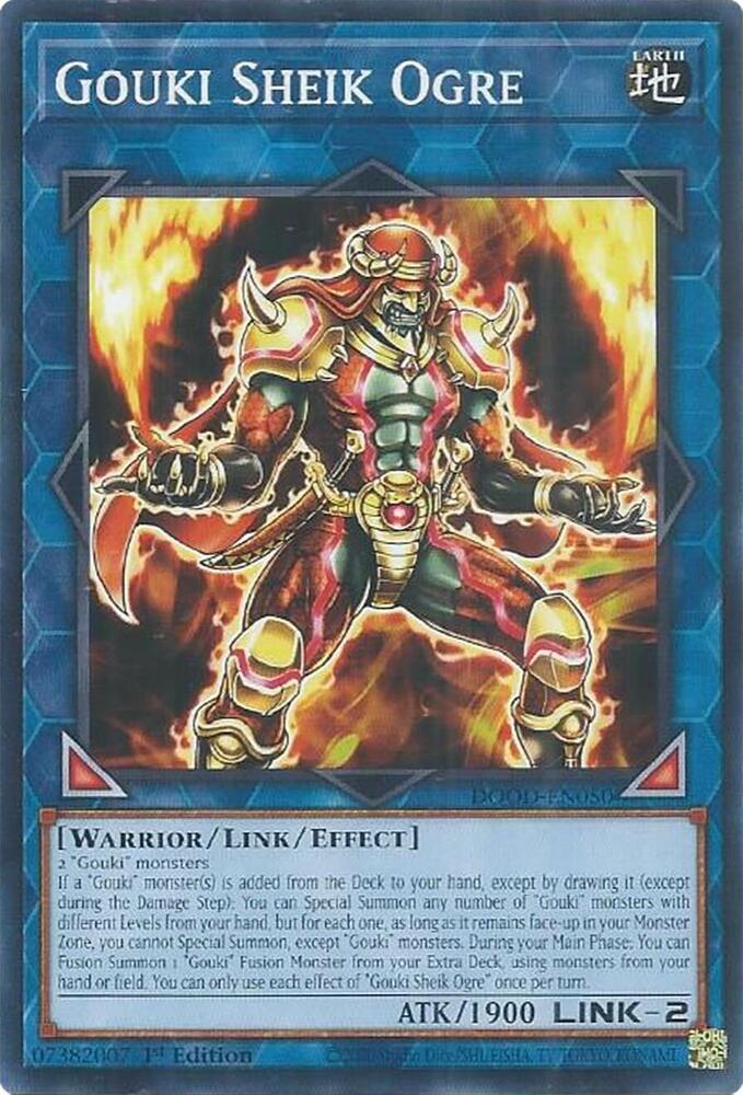Gouki Sheik Ogre DOOD-EN050 card from Doom of Dimensions