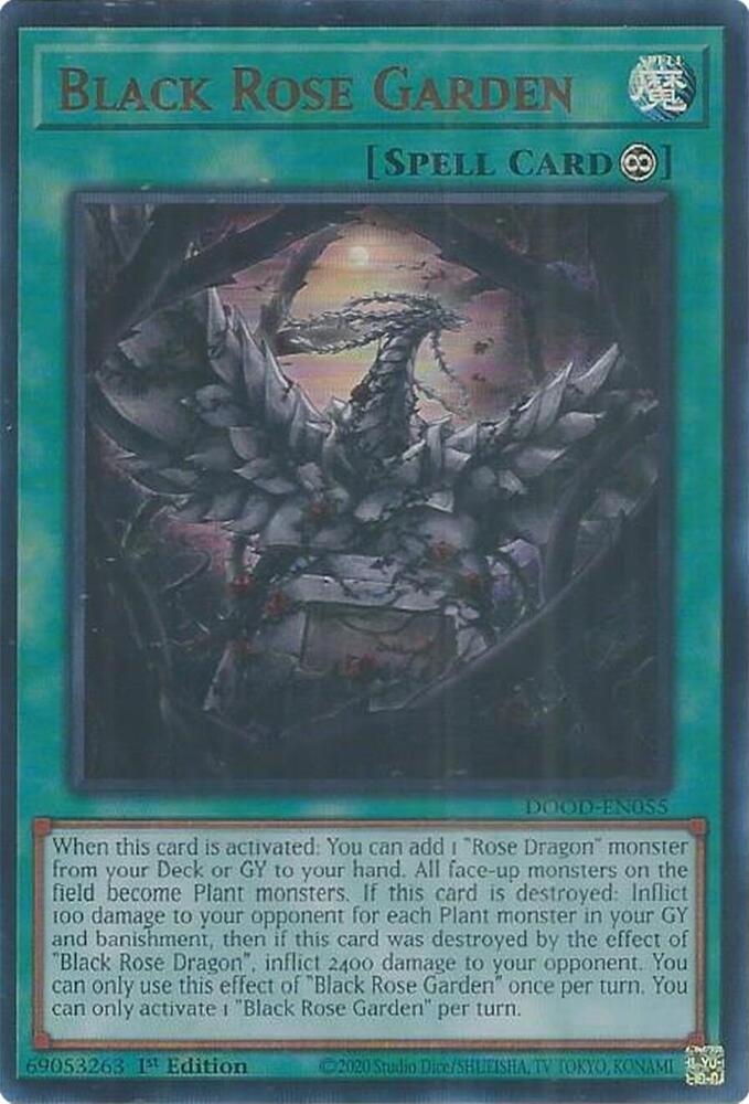 Black Rose Garden DOOD-EN055 card from Doom of Dimensions