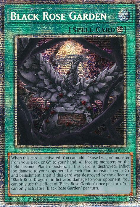 Black Rose Garden (Starlight Rare) DOOD-EN055 card from Doom of Dimensions