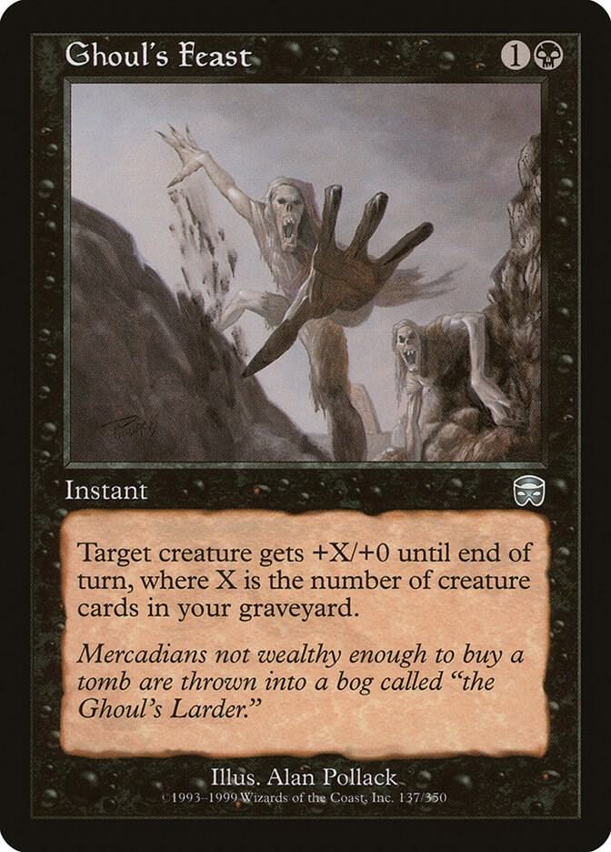Ghoul's Feast 137 card from Mercadian Masques