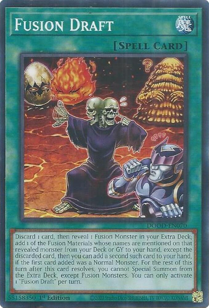 Fusion Draft DOOD-EN070 card from Doom of Dimensions