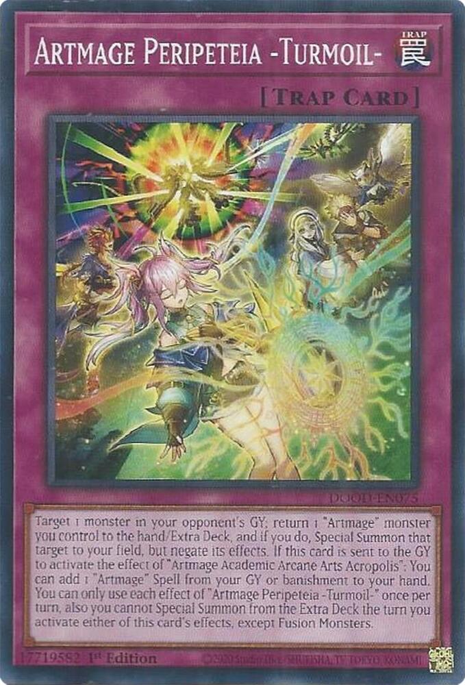 Artmage Peripeteia -Turmoil- DOOD-EN075 card from Doom of Dimensions