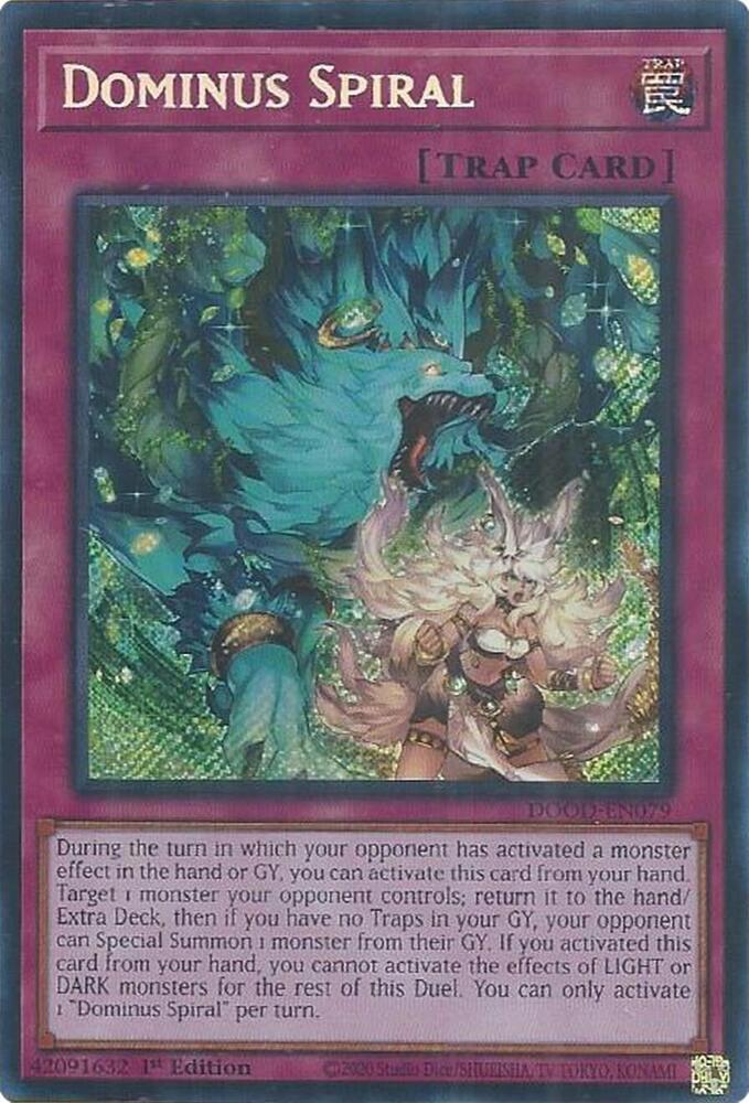 Dominus Spiral DOOD-EN079 card from Doom of Dimensions