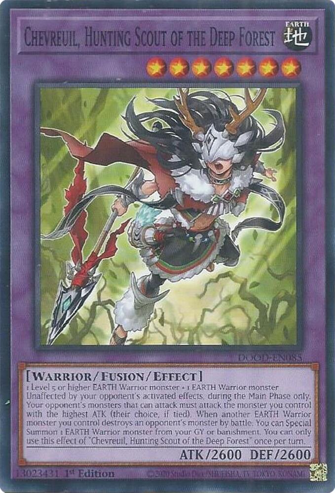 Chevreuil, Hunting Scout of the Deep Forest DOOD-EN085 card from Doom of Dimensions