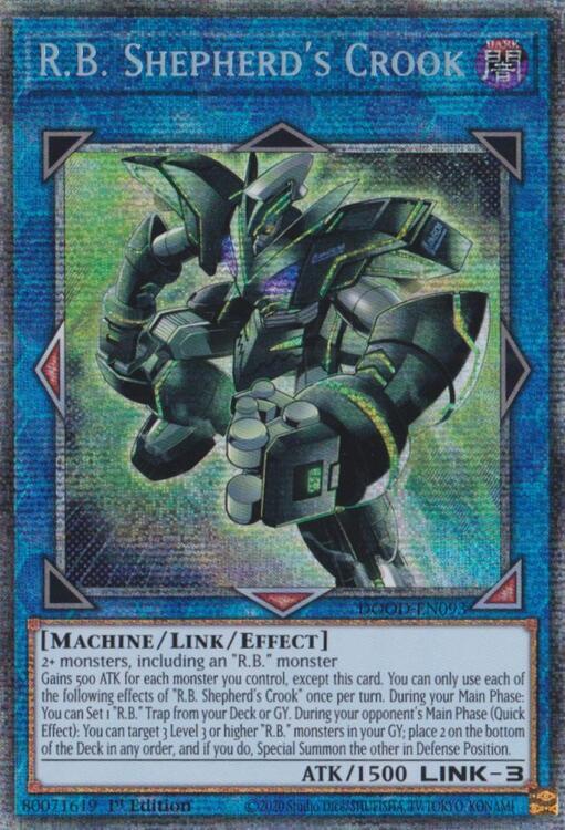 R.B. Shepherd's Crook (Starlight Rare) DOOD-EN093 card from Doom of Dimensions