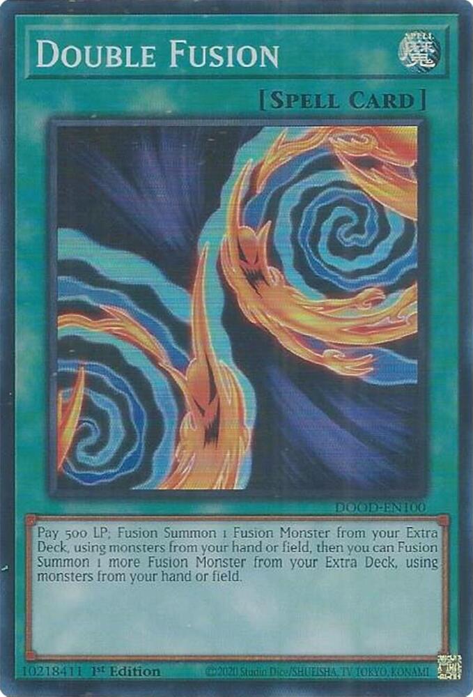 Double Fusion DOOD-EN100 card from Doom of Dimensions