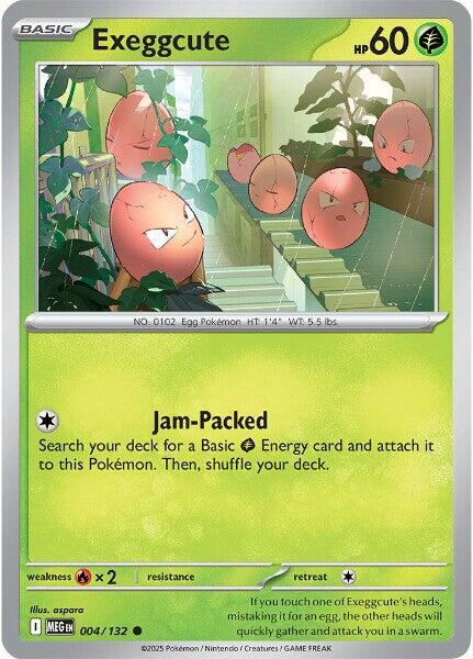 Exeggcute 004/132 card from ME01: Mega Evolution