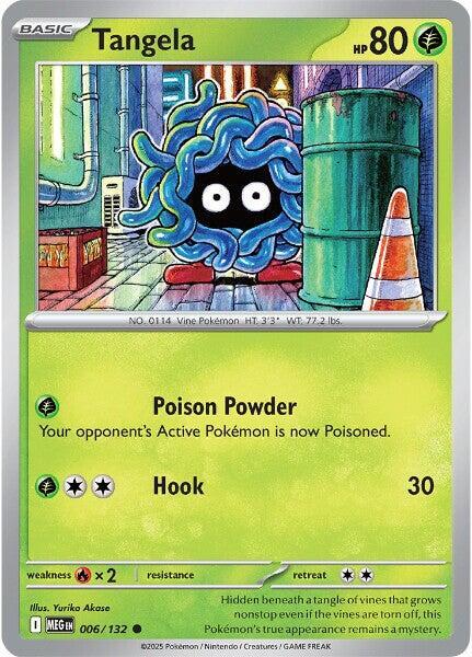 Tangela 006/132 card from ME01: Mega Evolution