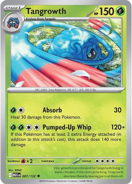 Tangrowth 007/132 card from ME01: Mega Evolution