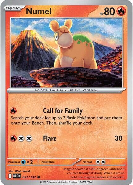 Numel 021/132 card from ME01: Mega Evolution