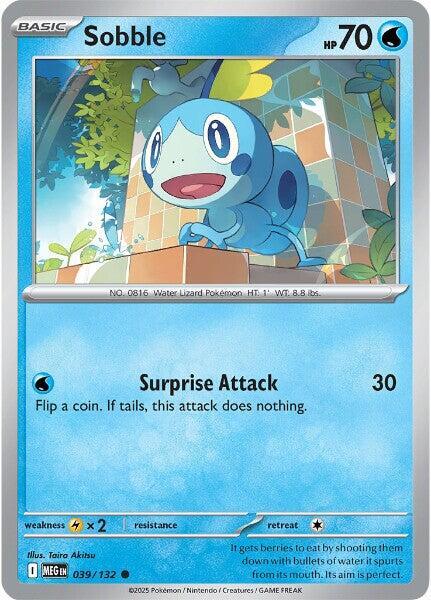Sobble 039/132 card from ME01: Mega Evolution