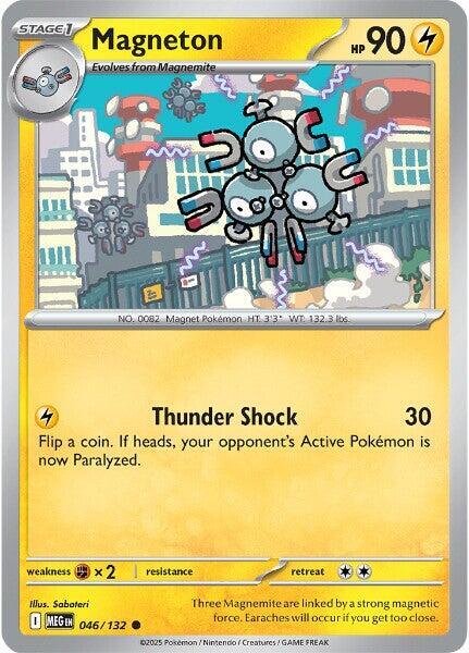 Magneton 046/132 card from ME01: Mega Evolution
