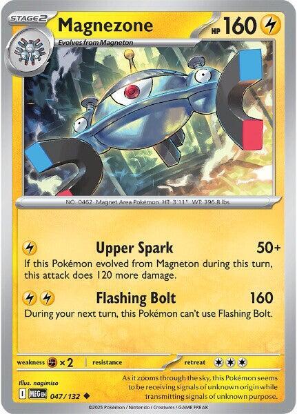 Magnezone 047/132 card from ME01: Mega Evolution