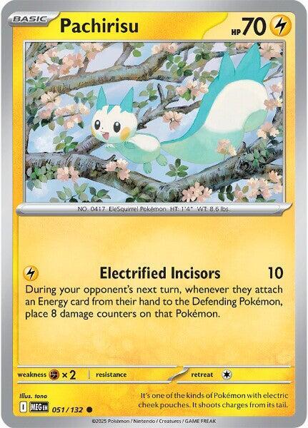 Pachirisu 051/132 card from ME01: Mega Evolution