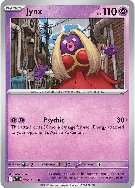 Jynx 057/132 card from ME01: Mega Evolution