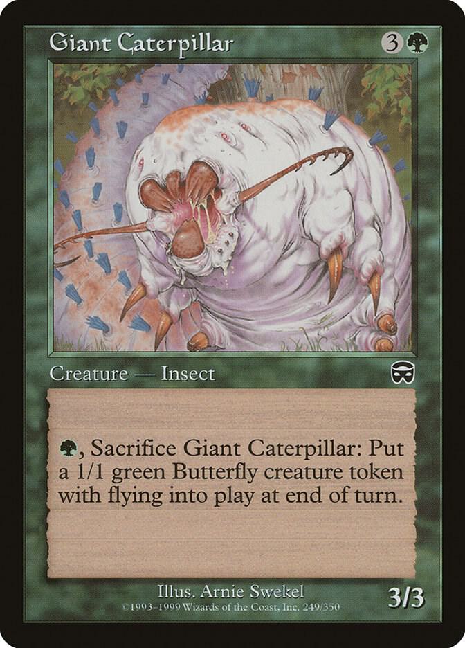 Giant Caterpillar 249 card from Mercadian Masques