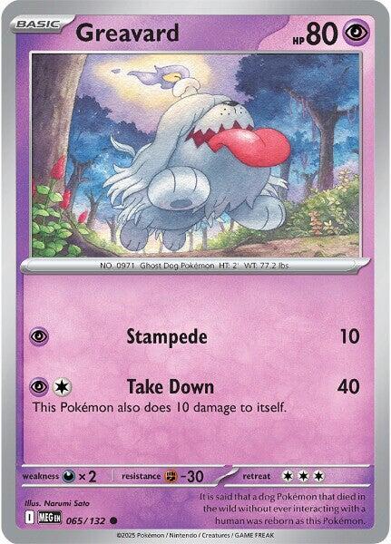 Greavard 065/132 card from ME01: Mega Evolution