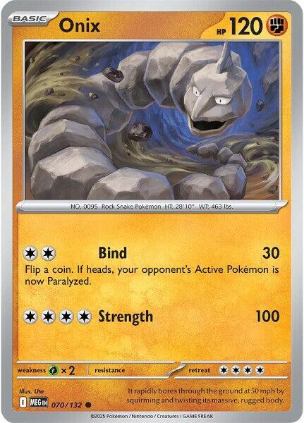 Onix 070/132 card from ME01: Mega Evolution