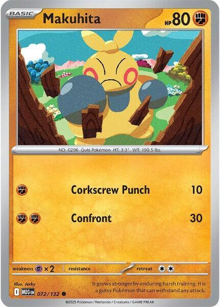 Makuhita 072/132 card from ME01: Mega Evolution