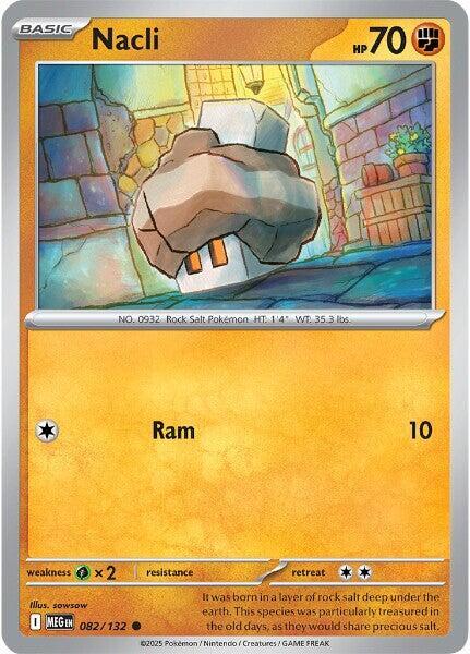 Nacli 082/132 card from ME01: Mega Evolution