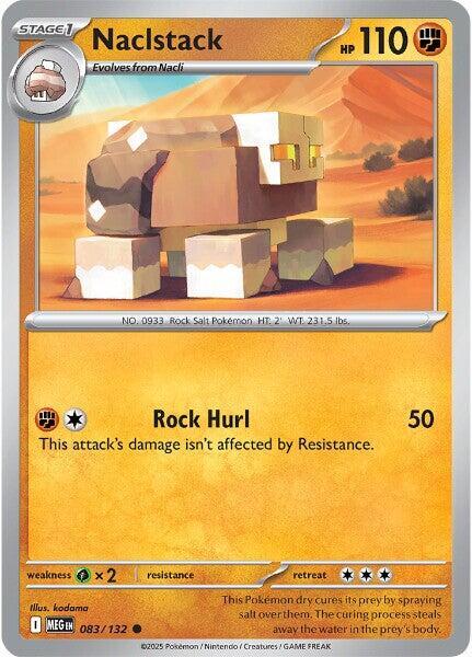Naclstack 083/132 card from ME01: Mega Evolution