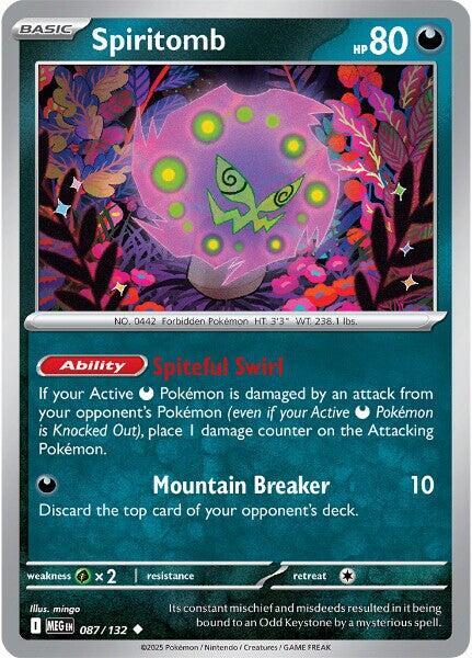 Spiritomb 087/132 card from ME01: Mega Evolution
