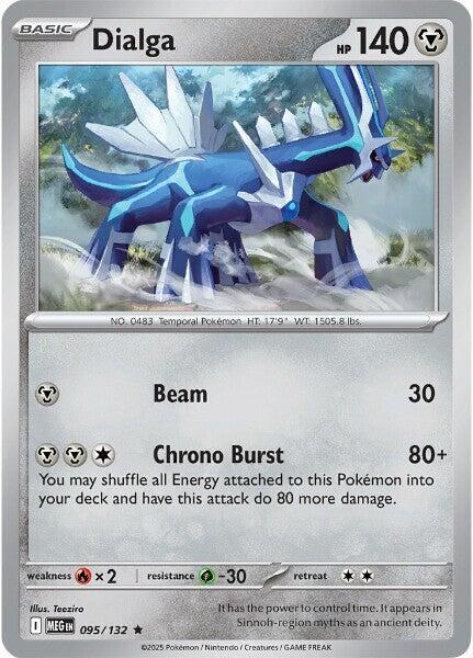 Dialga 095/132 card from ME01: Mega Evolution