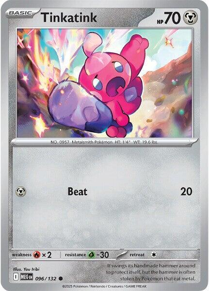 Tinkatink 096/132 card from ME01: Mega Evolution