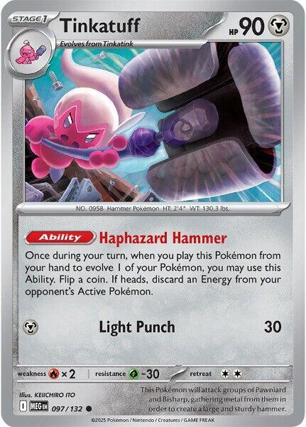 Tinkatuff 097/132 card from ME01: Mega Evolution