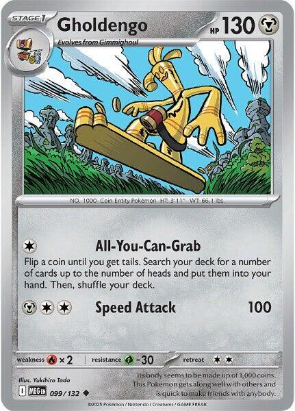 Gholdengo 099/132 card from ME01: Mega Evolution