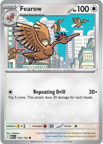Fearow 103/132 card from ME01: Mega Evolution