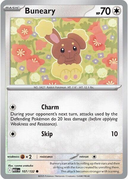 Buneary 107/132 card from ME01: Mega Evolution