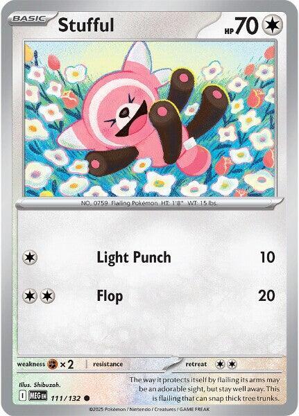 Stufful 111/132 card from ME01: Mega Evolution