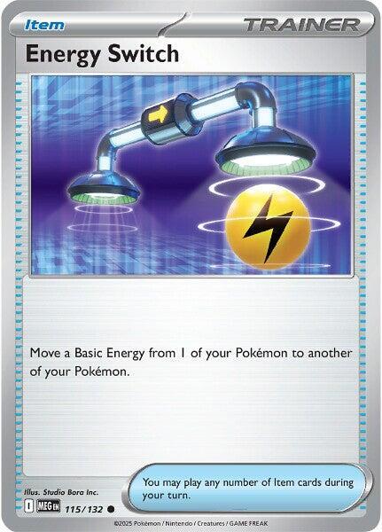 Energy Switch 115/132 card from ME01: Mega Evolution